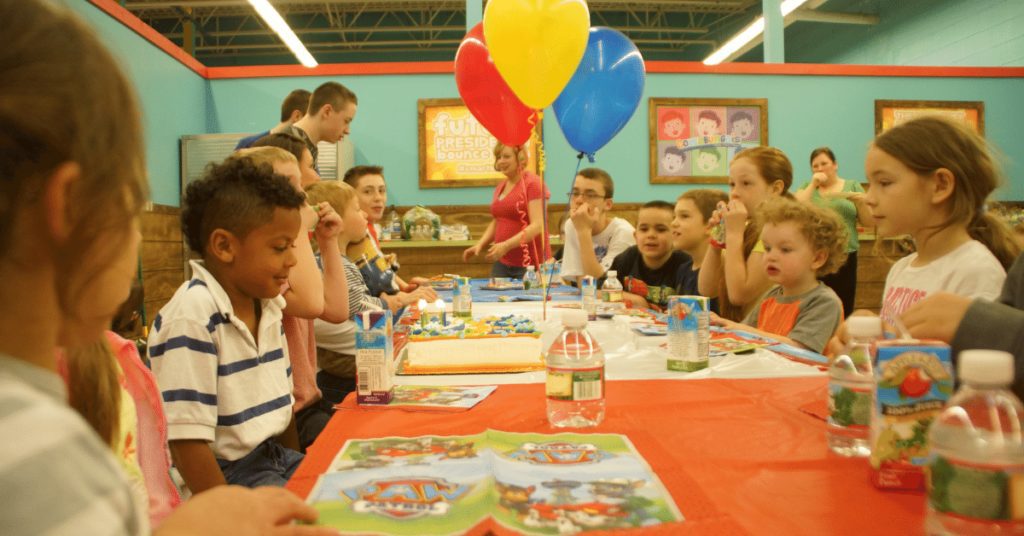 indoor birthday party place for kids