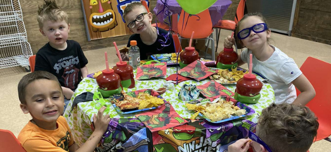 kids birthday party place